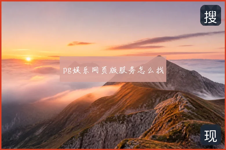 pg娱乐网页版服务怎么找