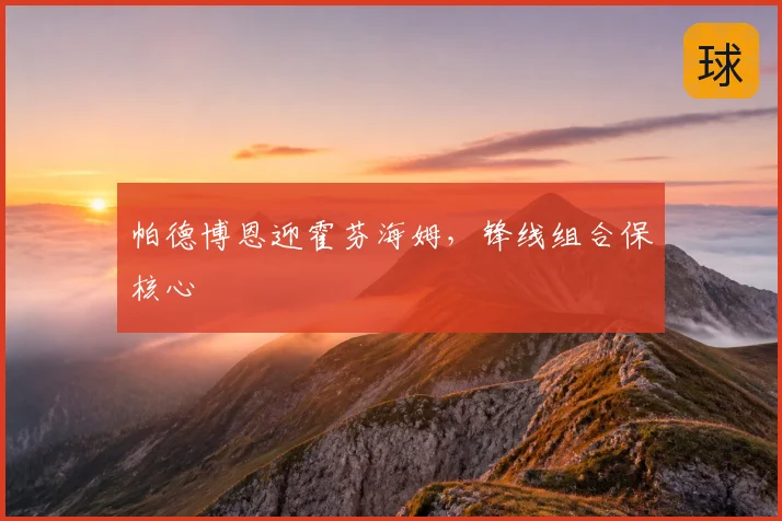 帕德博恩迎霍芬海姆，锋线组合保核心